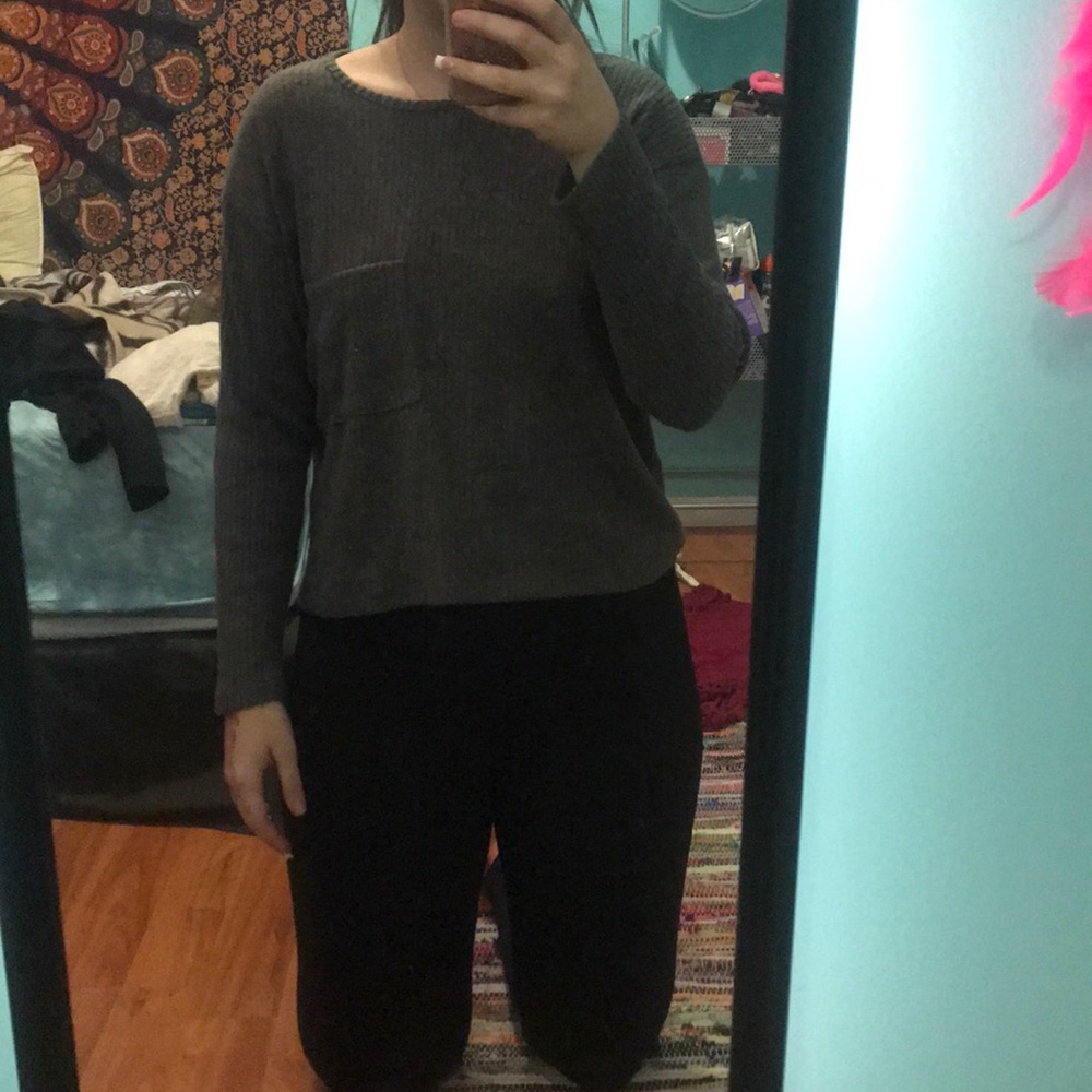 Green sweater
